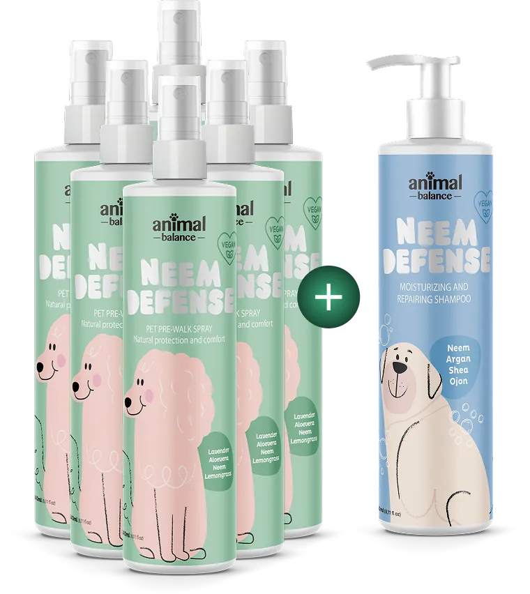 6 Concentrated Sprays + 1 Free Neem Defense Shampoo