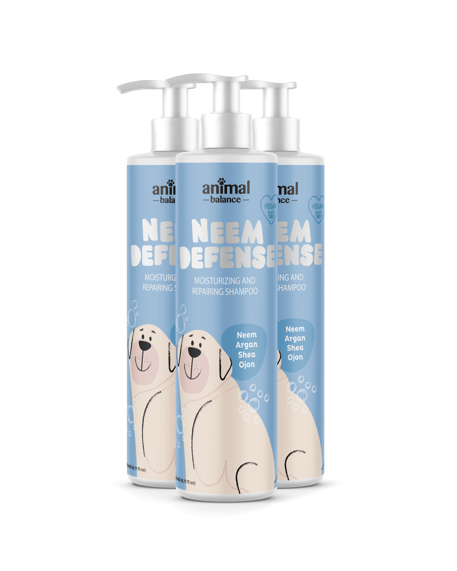 3 Neem Defense Shampoos – Repellent Action