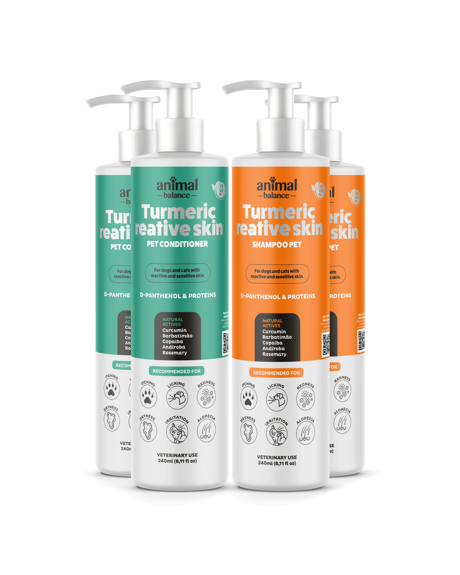 Turmeric Super Repair Kit – 2 Shampoos + 2 Conditioners