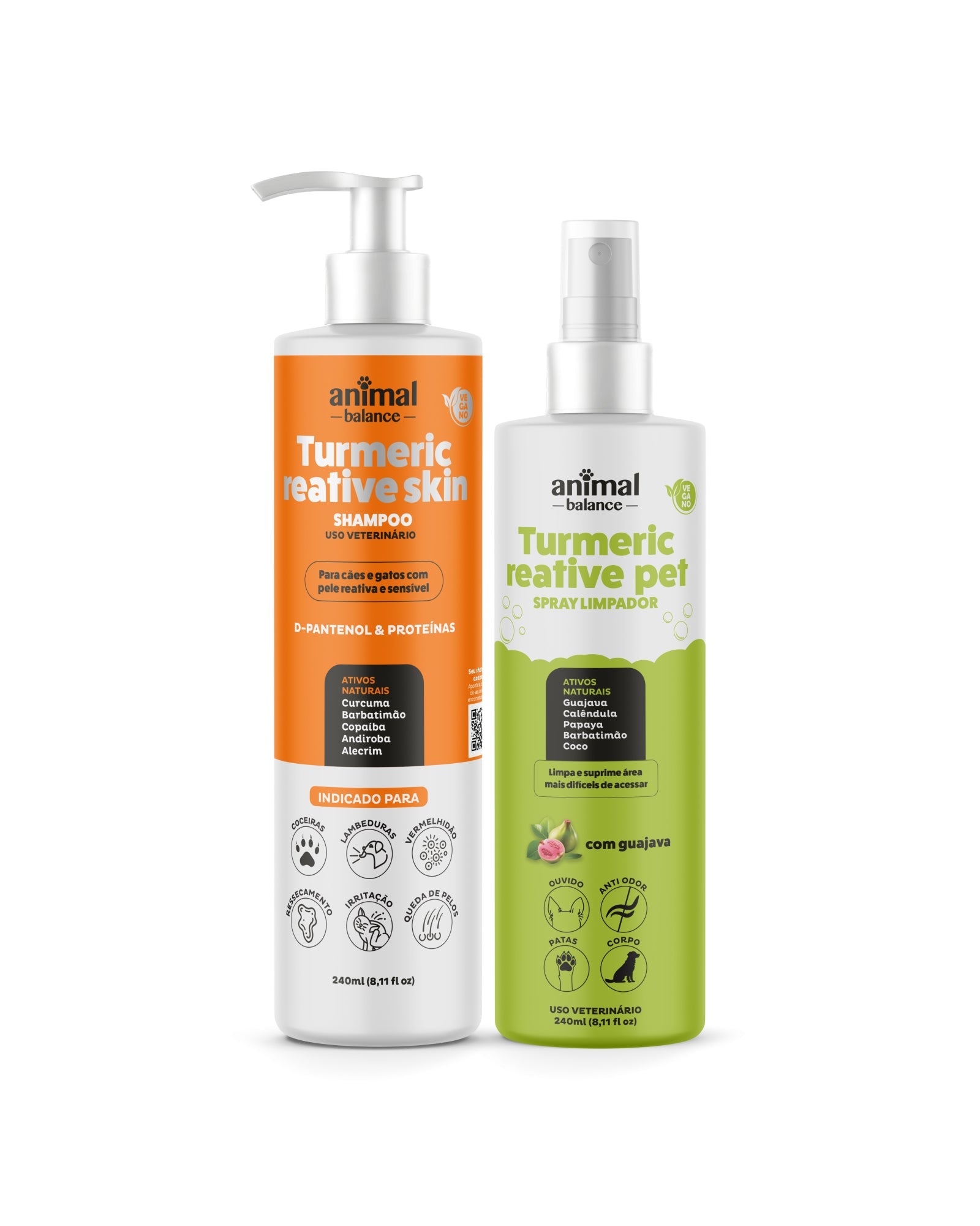 Relief Kit – 1 Turmeric Reative Shampoo + 1 Soothing Cleansing Spray