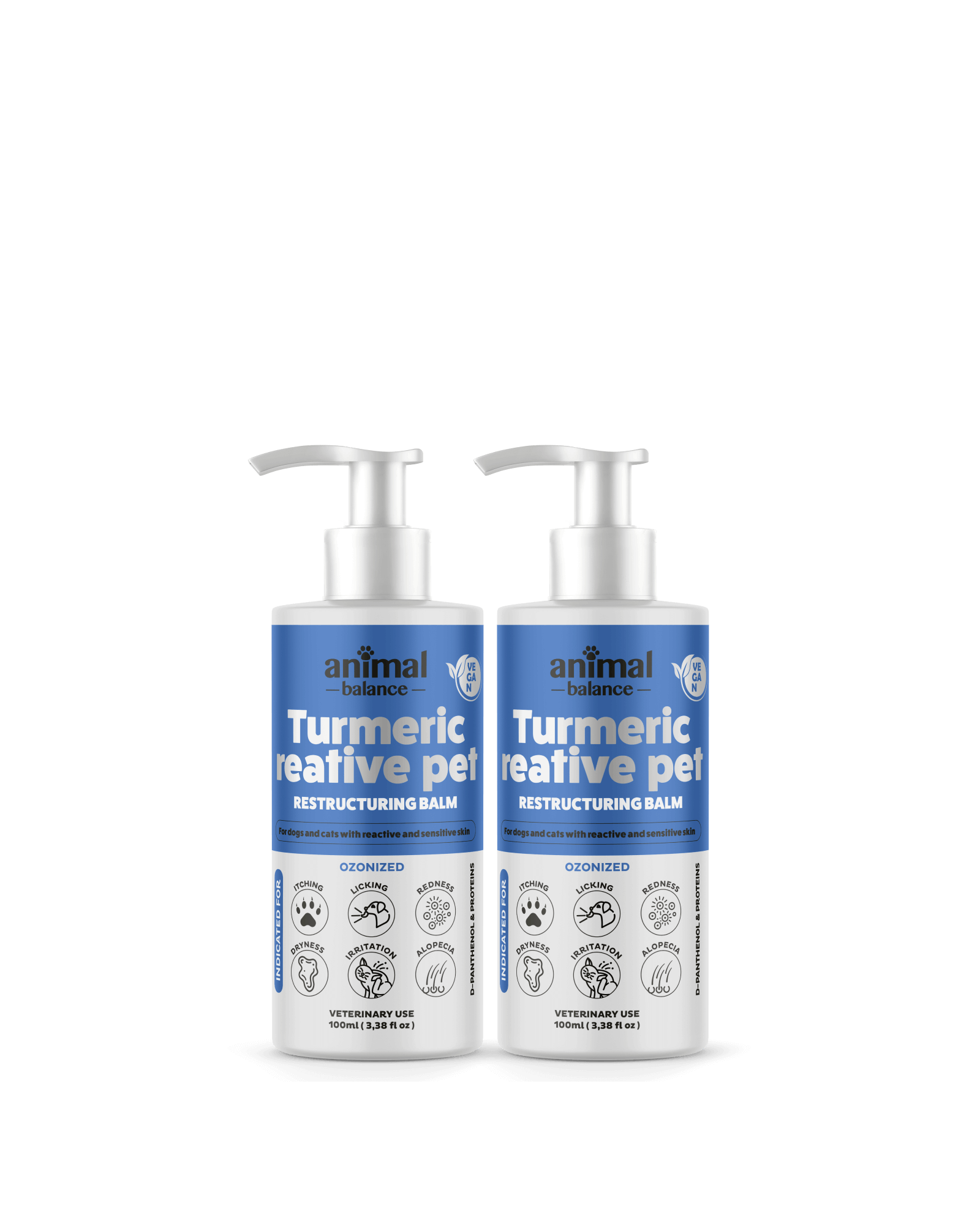 2 Reative Skin Pet Balm with Turmeric
