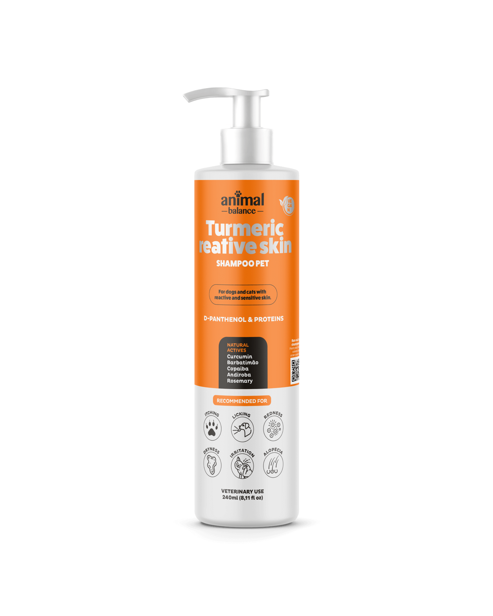Pet Shampoo – Turmeric Reative Skin – 8.1 fl oz
