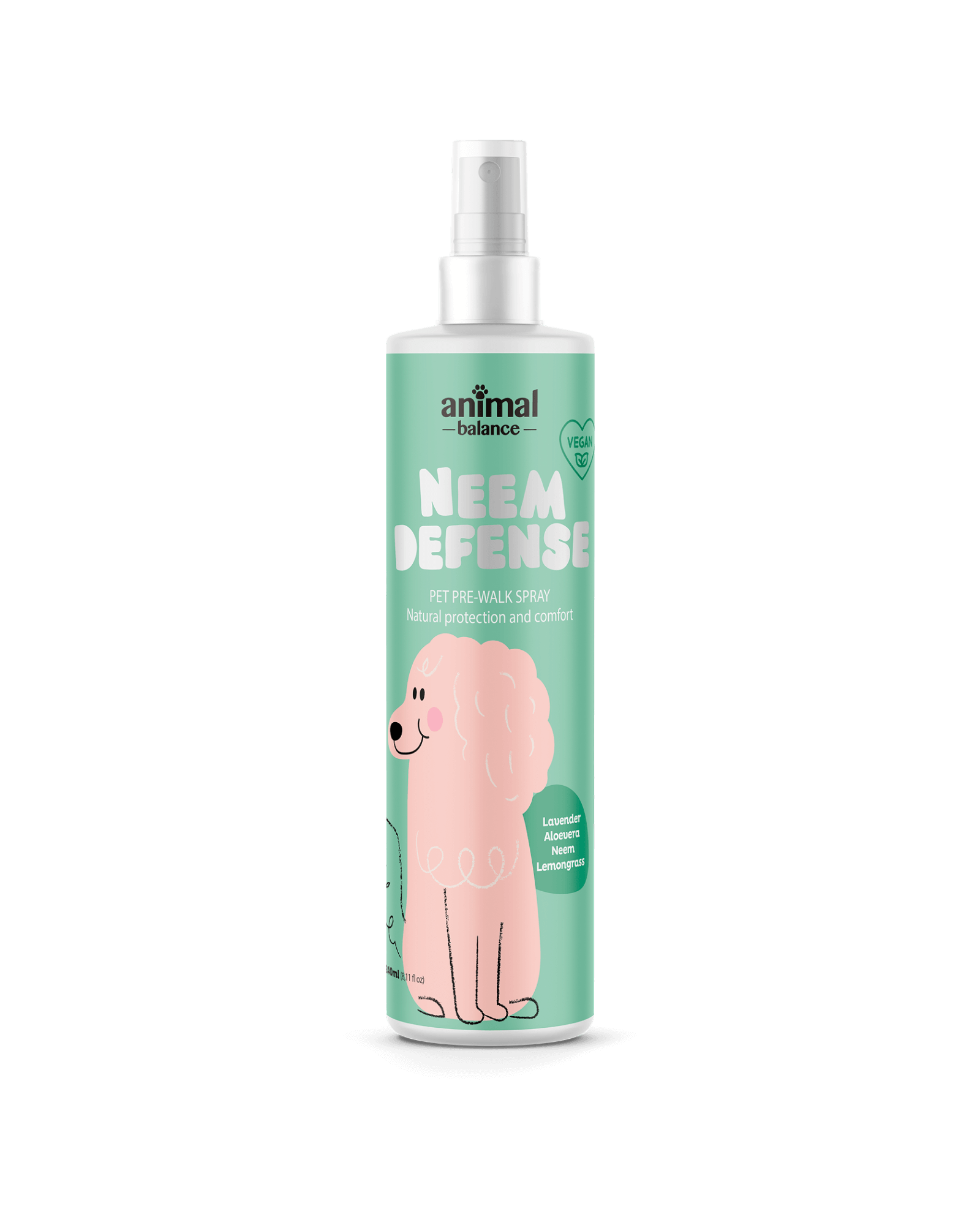 Spray Neem Defense – Natural Repellent  – 8.1 fl oz