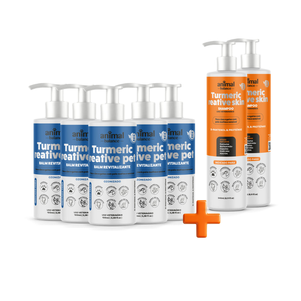 Restructuring Balm - 5 units + Shampoo Turmeric Reative - 2`units
