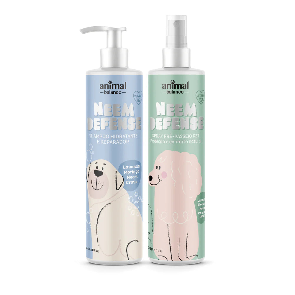 Neem Defense Kit - 1 Shampoo + 1 Spray - 240ml