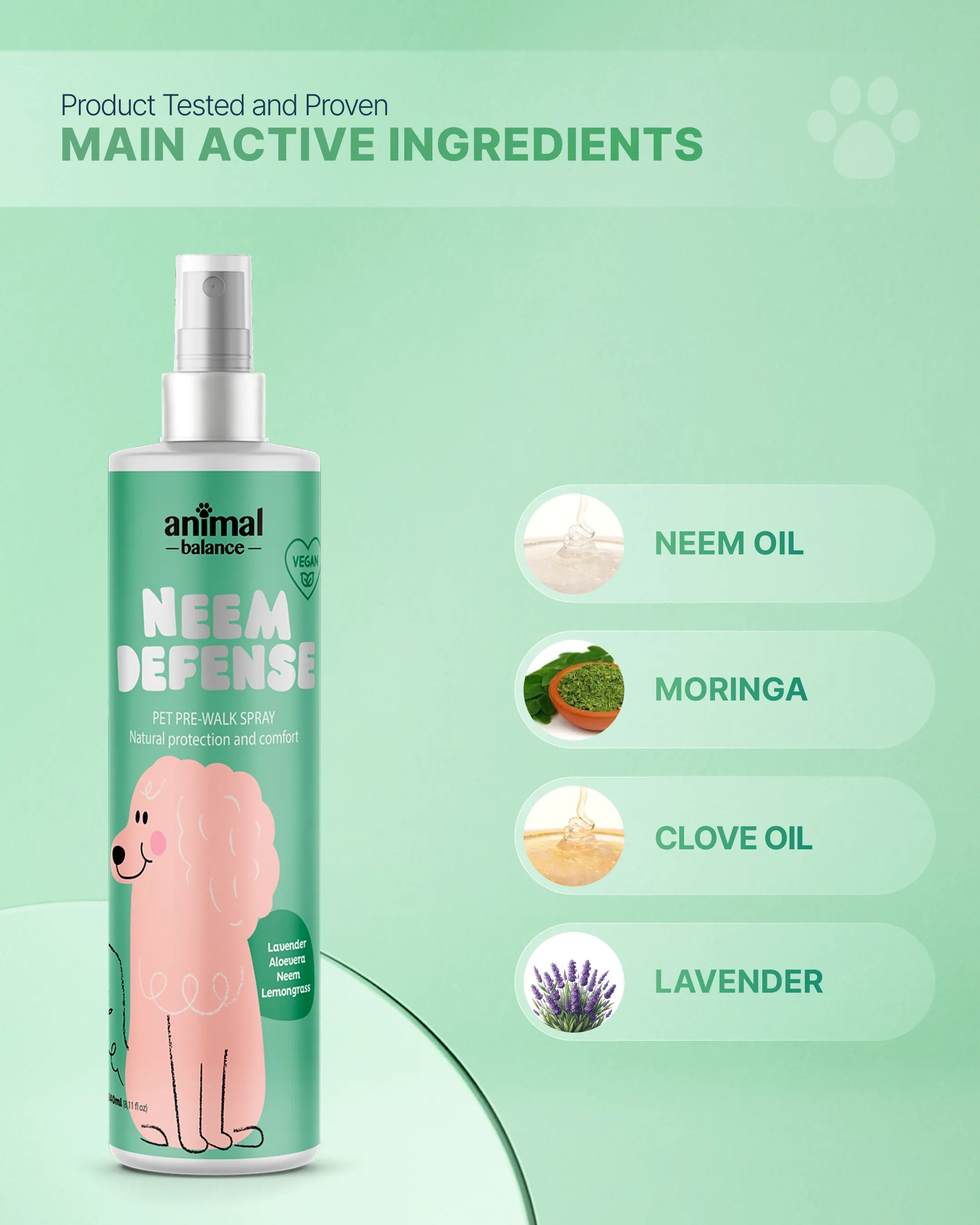 Spray Neem Defense – Natürliches Abwehrmittel – 8.1 fl oz