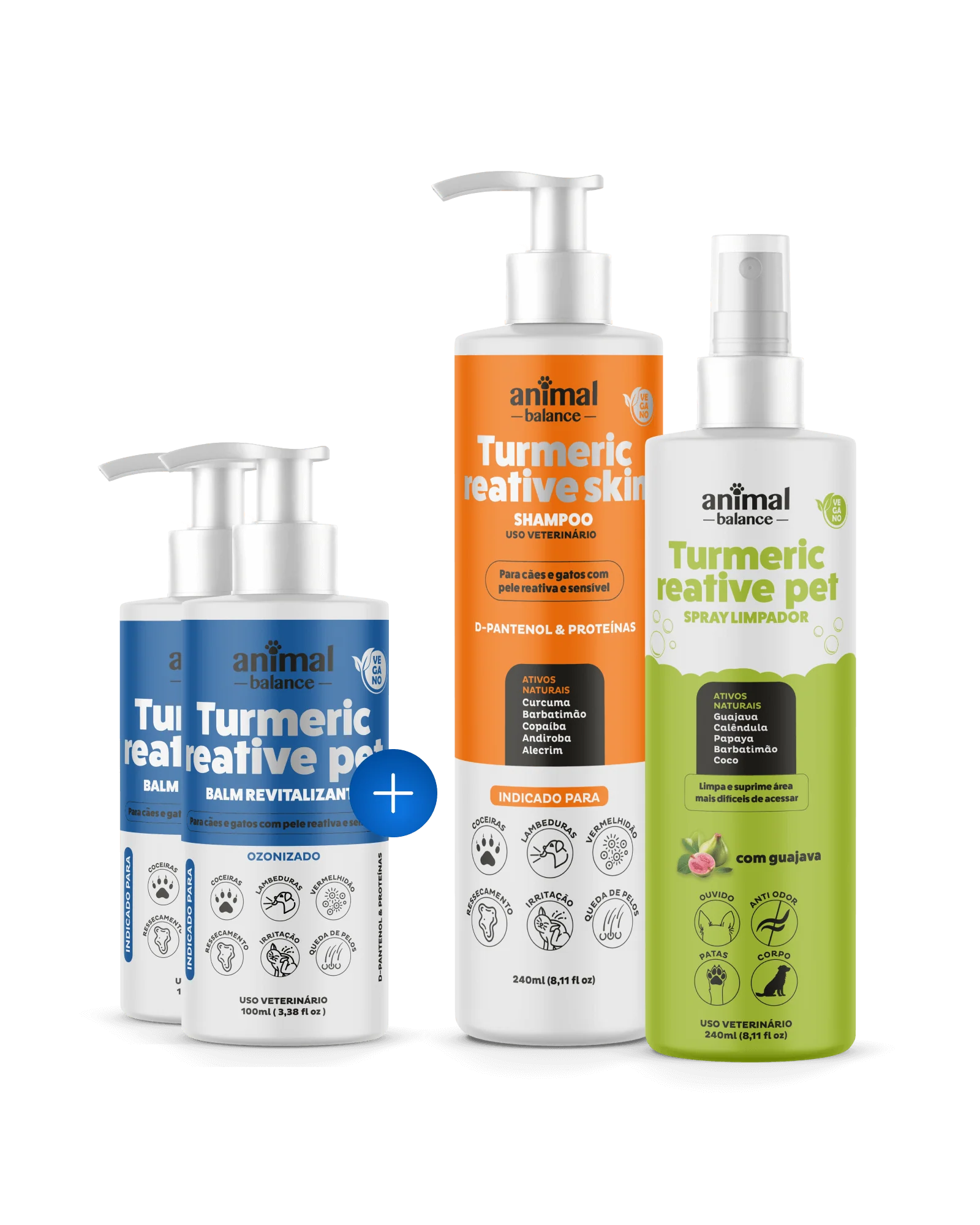 2 Restructuring Balms + 1 Turmeric Shampoo + 1 Soothing Cleansing Spray