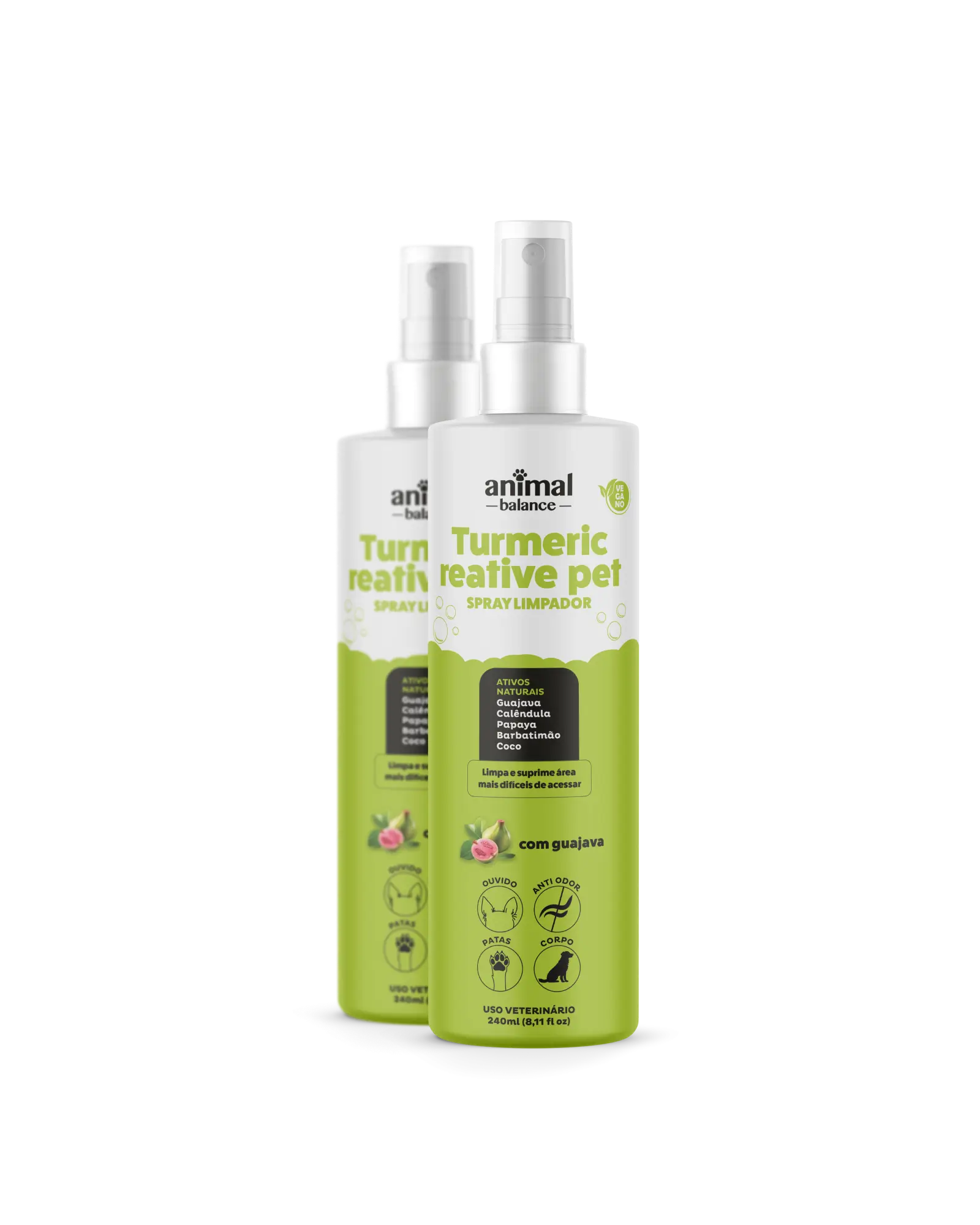 2 Cleansing Spray 240ml (Bactericidal, Deodorizing & Soothing) – Psidium, Calendula & Aloe