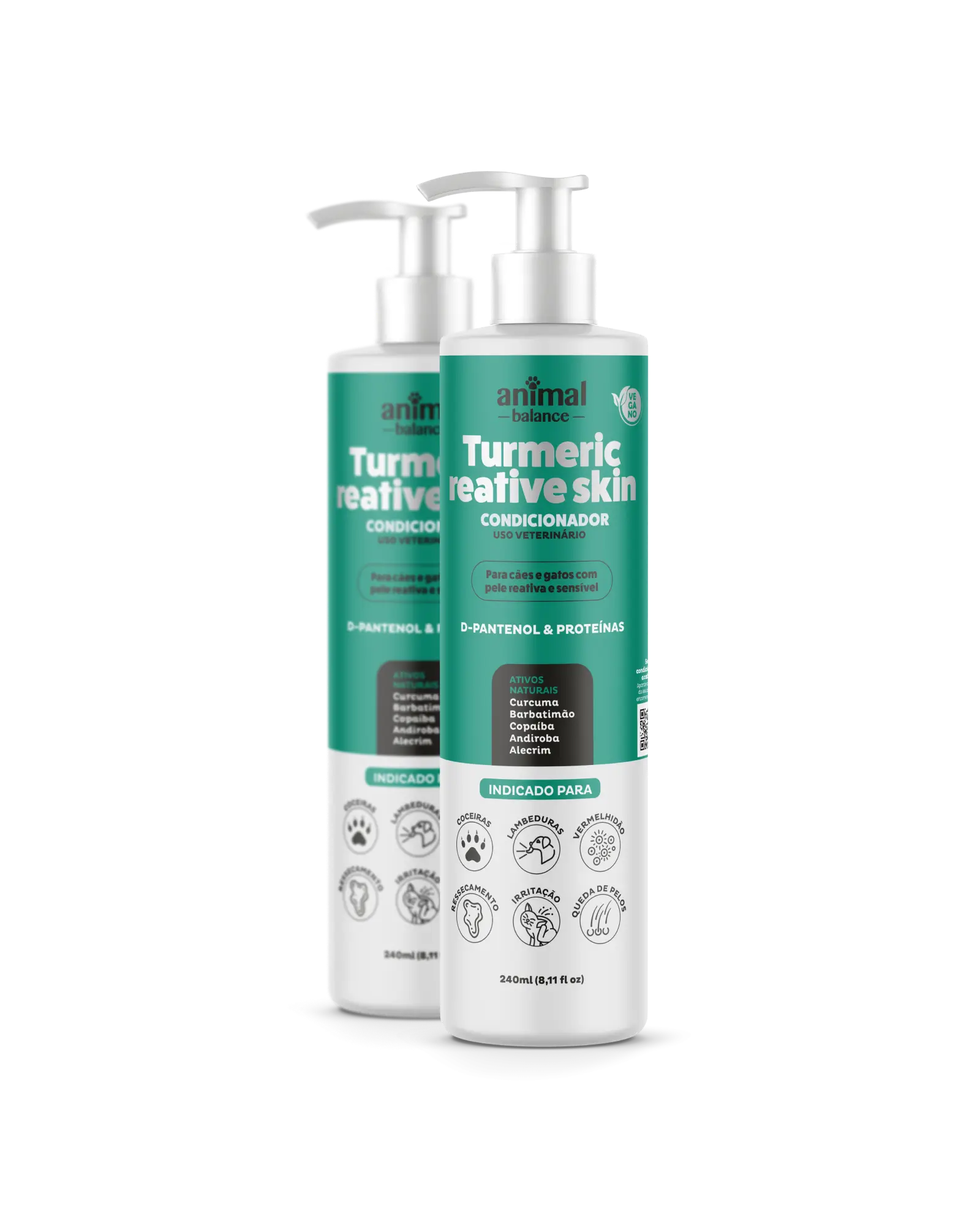 2 Reative Skin Pet Conditioner with Turmeric