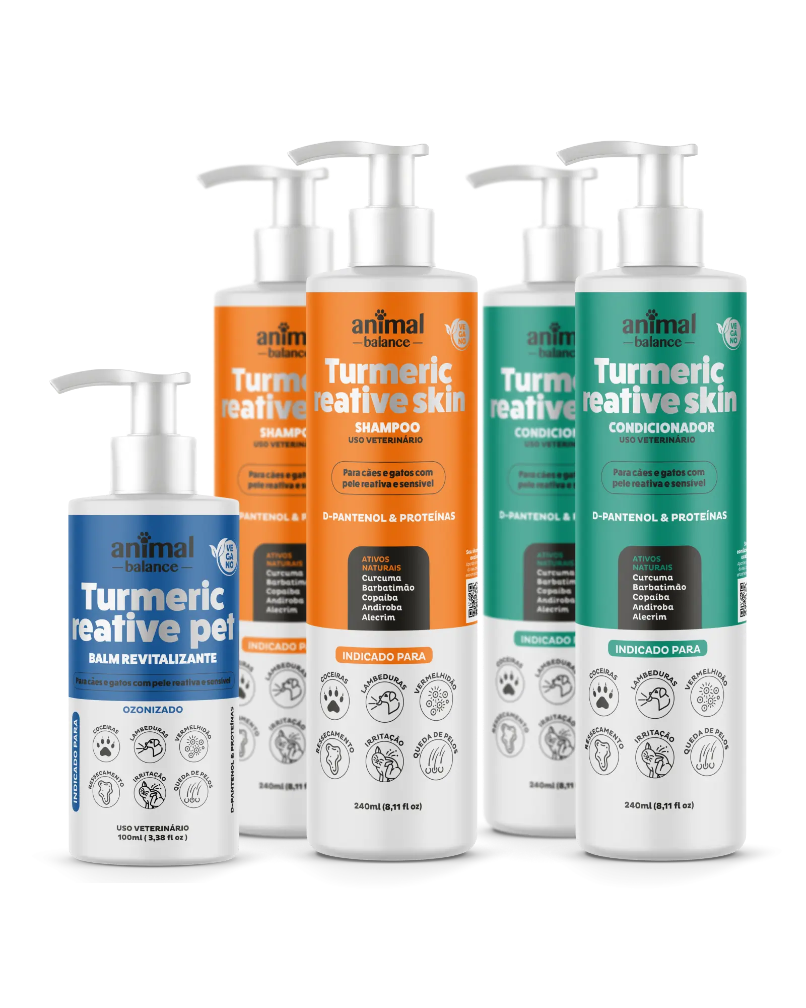 Essential Turmeric Kit – 2 Shampoos + 2 Conditioners + 1 Balm