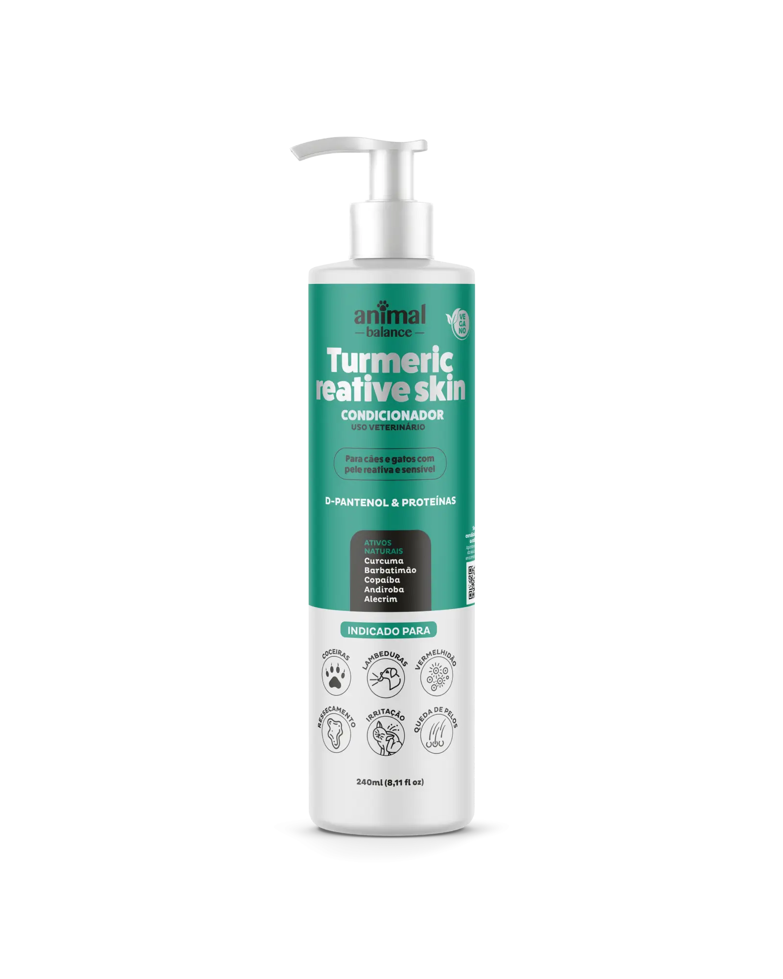 Pet Conditioner - Turmeric Reactive Skin - 8.1 fl oz (240ml)